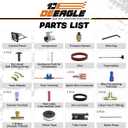 DEEAGLE Air Bag Compressor Kit for Airbags, On Board Air Compressor System for Truck, Ford F150, F250, F350, Chevrolet Silverado GMC Sierra Dodge Ram, Fast Inflation, Low-Pressure Sensor