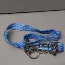 Stainless Steel Chain Collar Martingale, No Pull Slip Cinch Choker Choke Collar Training Escape Proof Heavy Duty Dog Collar for Small Medium Large Pet Boy Male Dogs, Blue XL (XL(Neck22-28"))