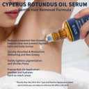 Cyperus Rotundus Serum Roll-On - Cyperus Rotundus Oil Essence for Hair Removal - Natural Inhibitor Reduces Unwanted Hair Growth Soothes Post-Shave Redness & Minimizes Pores,Suitable for All Skin Types