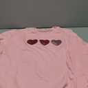 LUKYCILD Love Sweatshirt Women Valentine's Day Shirts Funny Graphic Long Sleeve Lightweight Shirt Holiday Pullover Tops, XXL