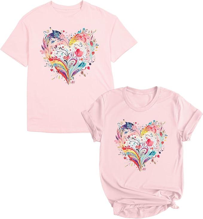 Couples Shirts Matching Shirts for Couples Couple Shirts for him and her Funny Cute Graphic Honeymoon Short Sleeve Top, XL
