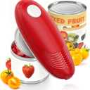 Electric Can Opener, Food Safe Automatic Can Opener with Smooth Edge, Open Your Cans with A Simple Press of Button, Can Opener Electric Kitchen Gifts for Seniors and Arthritis, Middle
