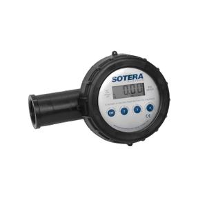 Sotera 850 1" 2-20 GPM Digital Chemical Transfer Meter w/Air Sensor