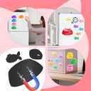 Magnetic Cat Feeding Reminder Tracker Weekly Meal Planner for Cats with Colorful Bowls, Fish Meat & Fish Icons Reusable Fridge Magnet Chart for Pet Feeding Schedule, Cat Food Organizer Sign (EXP 08/07/26)
