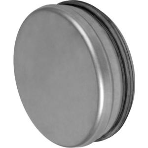 6 Inch Galvanized Steel Dryer Vent Cap with Rubber Gasket – Airtight Metal Duct End Cap Plug, Leak-Proof Indoor & Outdoor Dryer Vent Cover for Exhaust or HVAC Systems – Made in EU