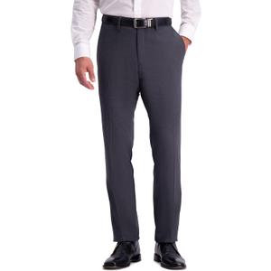 Kenneth Cole REACTION Men's Slim Fit Fashion Patterned Dress Pant (30W x 30L, Charcoal)