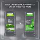 DOVE MEN + CARE Antiperspirant Deodorant Stick for Men 4 Count Extra Fresh with 72-hour Sweat & Odor Protection with 1/4 Moisturizing Cream & Long-lasting Citrus scent 2.7 oz