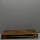 QEEIG Floating Shelves for Wall 23.6" Long - Wall Mounted Shelf Bathroom Kitchen Living Room Bedroom Farmhouse Home Decor Display Bookshelf Large 23.6 x 9.3 inch Set of 2, Rustic Brown (008-60BN)