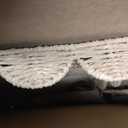 Rattanzenith Scalloped Woven Storage Basket with Lid, Foldable, Small