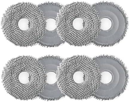 JINGDING Washable Mop Pad, Compatible for Roborock Q Revo, Robot Vacuum Cleaner Replacement Accessories Spare Parts (Color : 10pcs)
