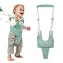 Baby Walking Harness-Handheld Assistant Belt- Toddler Infant Walking Aid for Trainer & Support 7-24 Month Old (all-season-Green-1819)