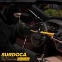 SURDOCA Upgraded Car Steering Wheel Lock Anti-Theft Device, Steering Wheel Locks for Car SUV, Easy Installation, Rubber Protection, Extendable Universal Security Device