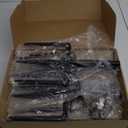 4 Pack String Light Poles for Outside, Thickened Metal Christmas Lights Hanger Pole Outdoor with Fork, Lighting Hanging Post Accessories for Patio Decor Garden Backyard Yard Outside Decorations