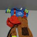 Spooktacular Creations Halloween Toddler Firefighter Costume, Baby Fireman Costume for Infants Boys Halloween Dress Up Party 12-18M