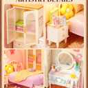 Rolife Super Creator Kits Tasty Cake Shop, Tiny House Building Blocks for Little Dolls, DIY Plastic Mini House Model Building Kits for Teens Aged 14+, DIY Crafts/Hobbies for Adults (Tasty Cake Shop)