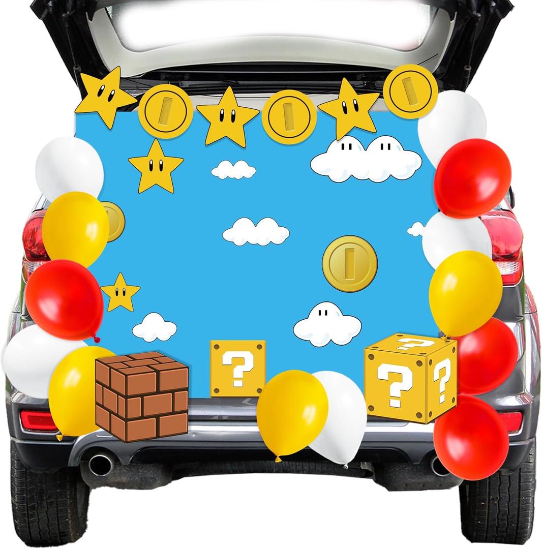 Trunk or Treat Car Decorations Kit Super Themed Halloween Trunk or Treat Ideas for Garage Door Party Arch Entrance