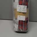 36 Pcs Christmas Reusable Paper Towels Rolls Washable Bulk Christmas Snowman Snowflake Winter Red Plaid Dish Towels Paperless Reusable Cloth Cotton Napkin with Cardboard for Kitchen Bathroom