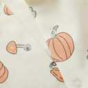 pureborn Baby Boys Girls Romper One-Piece Beach Outfit Summer Clothes 0-24 Months (3-6 Months, Pumpkin Long Sleeve)