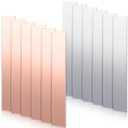 Zonon 12 Pcs Pure Copper Zinc Anode Sheet 99.9% High Purity Copper Zinc Electrode Strips 0.04" x 0.98" x 5.98" for Electroplating and Plating Scientific Experiment Research