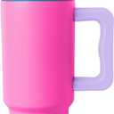 Simple Modern Kids 24 oz Tumbler with Handle and Silicone Straw Lid | Spill Proof and Leak Resistant | Reusable Stainless Steel Bottle | Gift for Kids Boys Girls | Trek Collection | 80s Mix