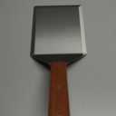 Extra Wide Spatula, Large Metal Spatula with Full Tang Wooden Handle & Beveled Edges for Skillets, Griddles & Grills, Pancake Flipper Turner, Smash Burgers Turner, 6 x 5-inches