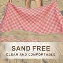 2 Packs Checkered Plaid Travel Towel Turkish Towel Beach Vacation Essentials Blanket Quick Dry Lightweight Hawaii Summer Necessities Europe Mexico Costa Rica Florida Trip Airplane Accessories Flight