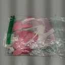 40 Inch Pink Number 2 Balloon for 2nd Birthday Decoration Pastel Baby Pink Number Two Foil Balloon Tower Giant Large Digit Hot Pink White Helium Balloons Stack for Girls Second Anniversary Party