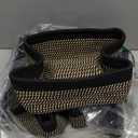 MiniArk Small Storage Baskets for Organizing | Closet Organizer Bins | Shelf Toy Basket | Woven Rope Baskets | Cube Decorative Box | Shallow Basket | 11.5x7.5x4.7” | 3 Packs Black Brown