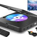 Blu Ray Player 1080P Blu-ray Disc Player for Home Cinema, Dolby Audio/DTS, Plays All DVDs and Region A 1 Blu Rays, Supports 128GB USB Stick, with HDMI and AV Output Connection Cable, NTSC US Standard