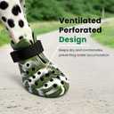 Dog Shoes for Hot Pavement - Comfortable Paw Protection for Medium & Large Dogs, Adjustable Strap & Non-Slip, Easy-Clean, Outdoor Sports Boots, Dog Booties for Summer Rain (Camouflage, XL)