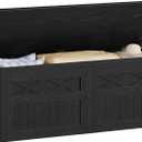 Hzuaneri 47" Rustic Storage Chest and Bench | 59 Gal | 330lb Seat, 15.7"D x 47.2"W x 19.1"H