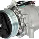 ECCPP A/C Compressor with Clutch 2013-2015 for Acura ILX 2.0L 2012-2015 for Honda Civic 1.8L AC Compressor