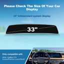 (2pcs) 2024 2025 XT4 Screen Protector for Cadillac XT4 (Luxury/Premium Luxury/Sport) 33-inch Curved LED Display, 2025 XT4 Accessories Anti-scratch High Clarity Protective Film 33"