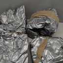 Realspring Inflatable Bean Bag Chairs Outdoor Blow up Camping Chairs Inflatable Lazy Sofa Folding Portable Bean Bag Loungers Couch for Movie Night(Coffee,4 Pcs)