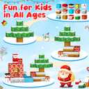 Magnetic Blocks Building Toys for Kids: Build Mine Christmas Magnet World for Boys Girls Ages 3 4 5 6 7 8 9 10 - Sensory Educational Magnet Building Toy Set for Kids