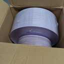 PULOTE 100PCS Purple Plastic Plates Disposable - Include 50 Dinner / 50 Dessert Plates Heavy Duty for Party, Wedding&Birthday