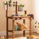 ROBUD Mud Kitchen for Kids Outdoor, Wooden Outdoor Play Kitchen, Kids Mud Kitchen with Removable Sink & Faucet, Monteeori Toys for Children Ages 3+ Years, WG404