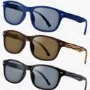 EYEGUARD 3 Pack Bifocal Reading Sunglasses for Men and Women Sun Readers UV400 Protection Outdoor Reading Glasses +2.50