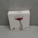 3-in-1 for Aurora Red Light for Face & Neck Beauty Massager, with Suction, Vibration, Heat, 3 Light Therapies for Skin Glow, Face Lift, Neck Firm, White