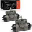 A-Premium Rear Drum Brake Wheel Cylinder Compatible with Select Nissan Models - Sentra 2007-2012, Versa 2007-2012, Cube 2009-2014, 2-PC Set - Replace# 44100ET000