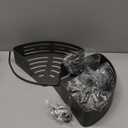 Voldra Corner Shower Caddy Suction Cup, 2 Pack Corner Shower Shelves No Drilling, Aluminum Upgrade Suction Cup Shower Organizer with Towel Bar & Hooks Removable Bathroom Storage Rack(Gray)