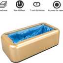 Automatic Shoe Covers Dispenser Machine: Shoe Cover Machine  - Waterproof Dust Proof for Medical Home Shop and Office Golden