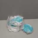 ZAROCRUS Melamine Dessert Plate, 6 inch Small Dinner Plates, Set of 8, Vintage Appetizer Plate Serving Dishes, Small Serving Plates Party Plates for Fruit Snack Side Dishes, Teal