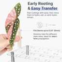 Plant Propagation Station, 24 Floral Tubes, Floral Arrangement Kit, Modern Acrylic Desktop Rack with Propagation Tubes for Hydroponics Rooting Cuttings, Bud Vase Holder, Plant Lover Gift