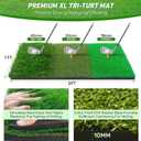 Golf Net, 10x7FT with Golf Practice Mat, Hitting Aid Nets for Backyard Driving Chipping Training Swing with Targets Outdoor or Indoor Gifts for Men/Dad/Him