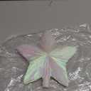 8.3 Inches Christmas Star Tree Topper Glitter Mini Sisal Star for Christmas Small Xmas Tree Top Decoration Ornament for Home Xmas Holiday Gift Decor(Colorful White)