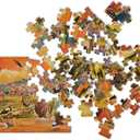 Melissa & Doug African Plains Safari Jumbo Jigsaw Floor Puzzle (100 pcs, Over 4 feet Long)