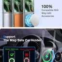NO.1 Magnetic for Motorola Razr Ultra 2025 Case Compatible with MagSafe[Crystal Clear][Anti-Yellowing][Military Shockproof] with Soft Silicone Bumper for Moto Razr Ultra 2025 Case, Transparent