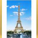 PEALSN 24x36 Poster Frame, Display Pictures 20 x 30 with Mat or 24 x 36 Without Mat, Poster Frames 24 x 36 inches for Wall Mounting Display, Gold