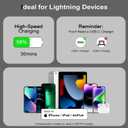7 x Miger USB C to Lightning Cable [2Pack 4FT] Retractable iPhone Charger Fast Charging Type C to Lightning Cable Charger Cord MFi Certified for iPhone 14 13 12 11 Pro Max Mini XS XR X 8 7 6s 6 Plus 6 SE